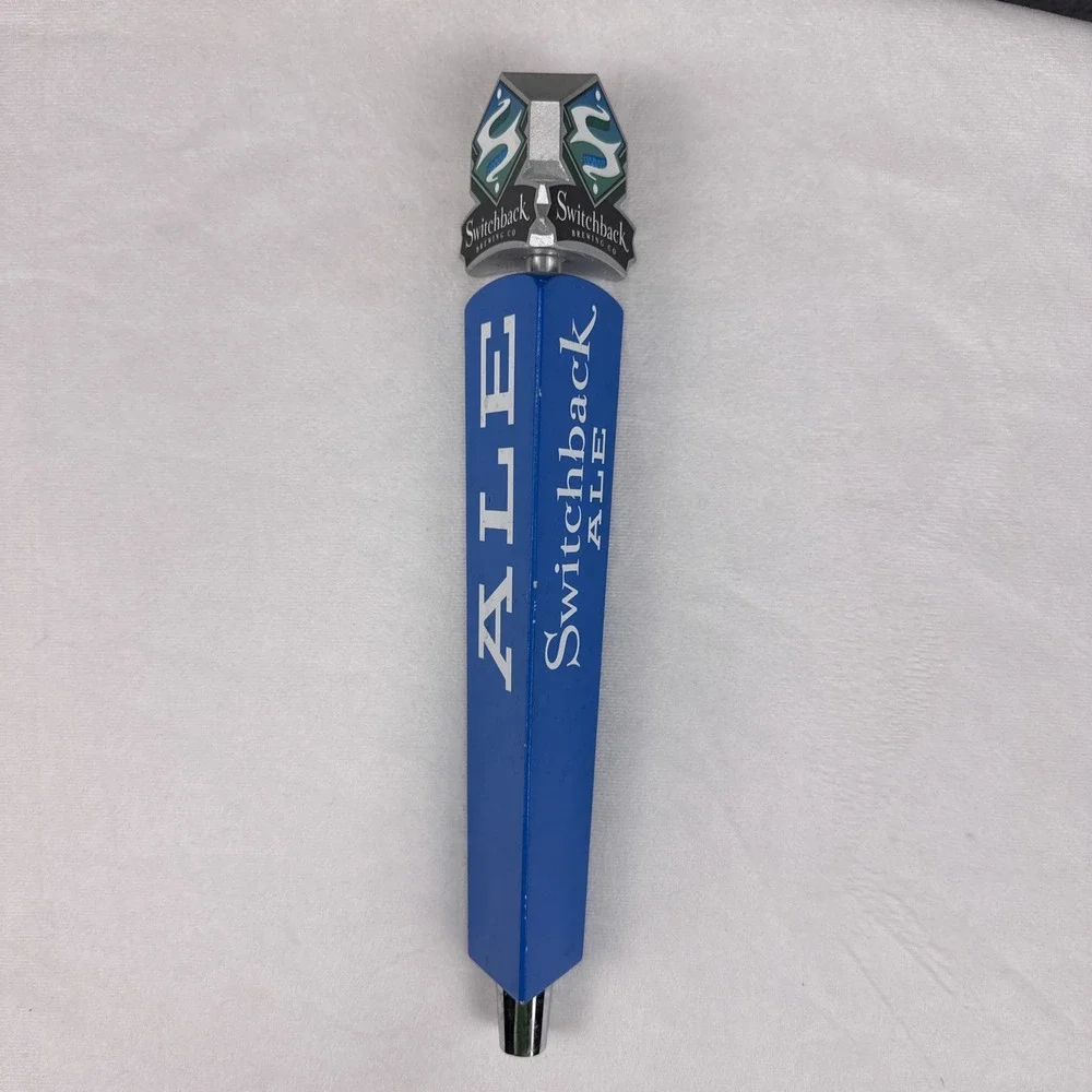 Switchback Ale Beer Tap Handle Switchback Brewing Co Vermont Blue 12.5 Inch